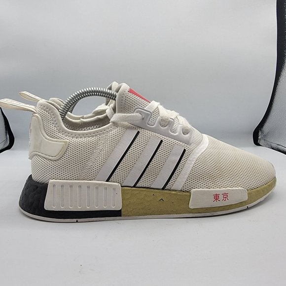 Adidas Originals NMD R1 Tokyo Sneaker FY1159 White Red Athletic Shoes Mens 8 main image 8